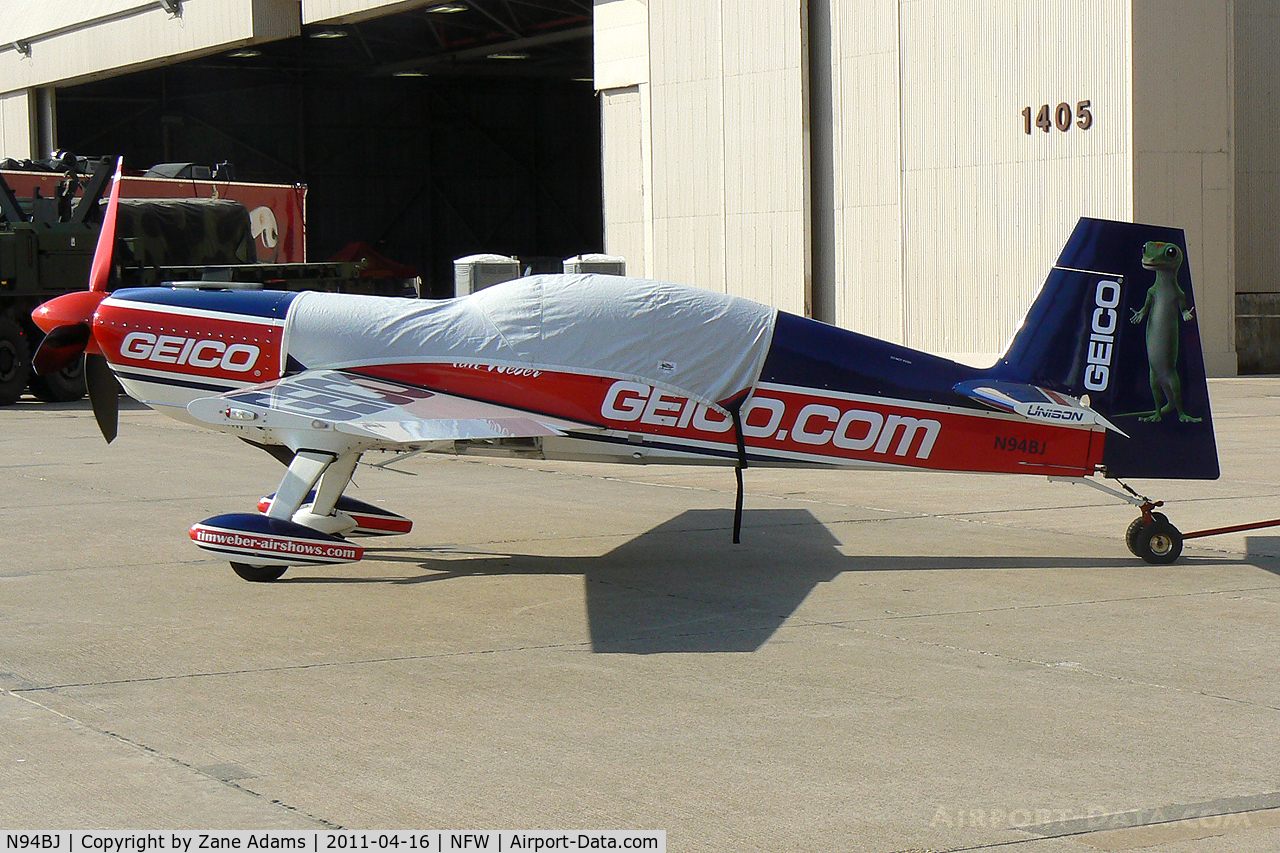 N94BJ, 2002 Extra EA-300S C/N 031, At the 2011 Air Power Expo Airshow - NAS Fort Worth.