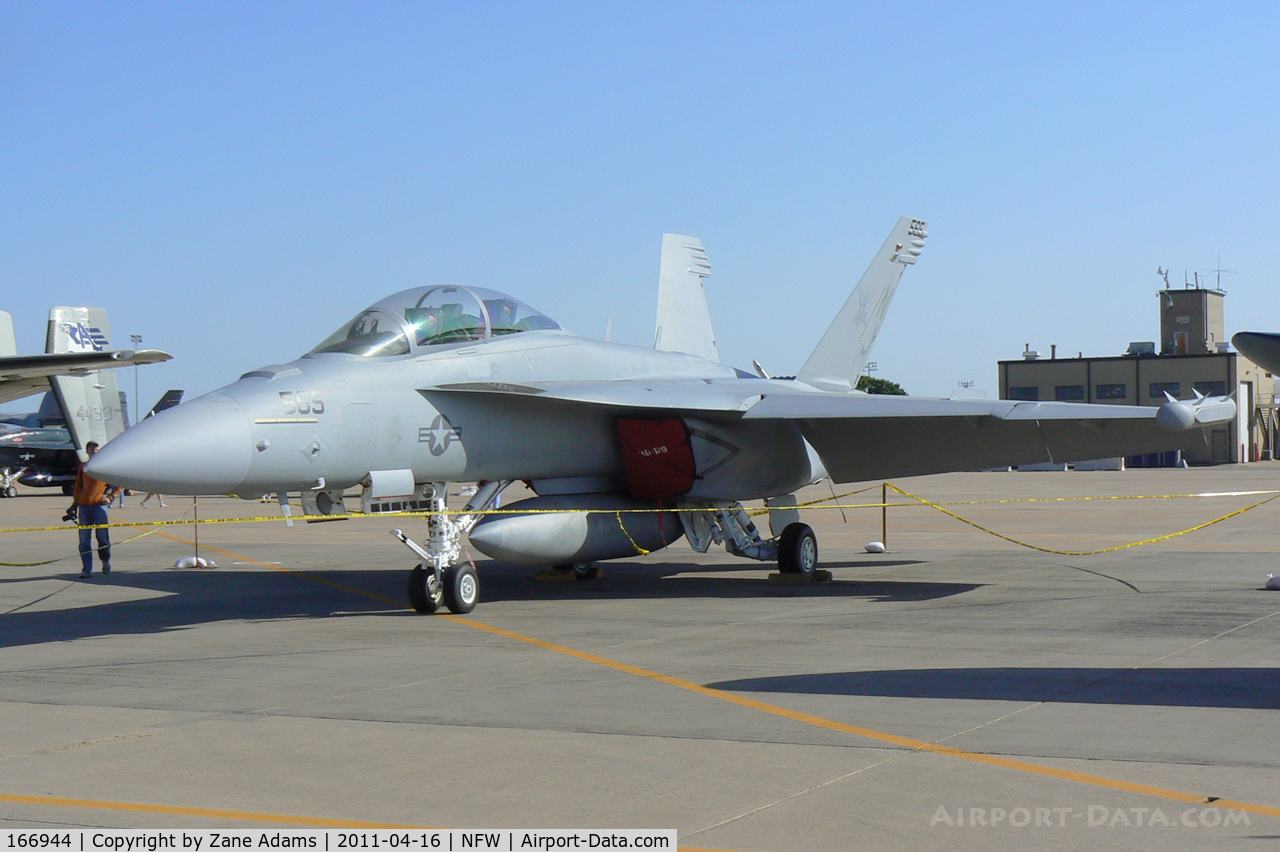166944, 2010 Boeing EA-18G Growler C/N G-29, At the 2011 Air Power Expo Airshow - NAS Fort Worth.