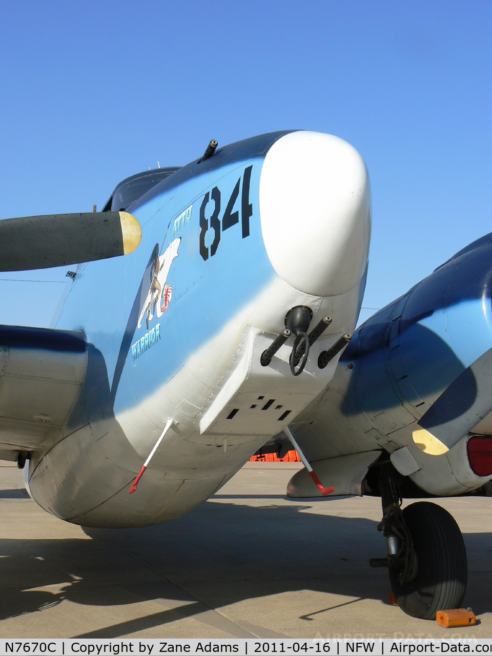 N7670C, 1945 Lockheed PV-2 Harpoon C/N 15-1438, At the 2011 Air Power Expo Airshow - NAS Fort Worth.
