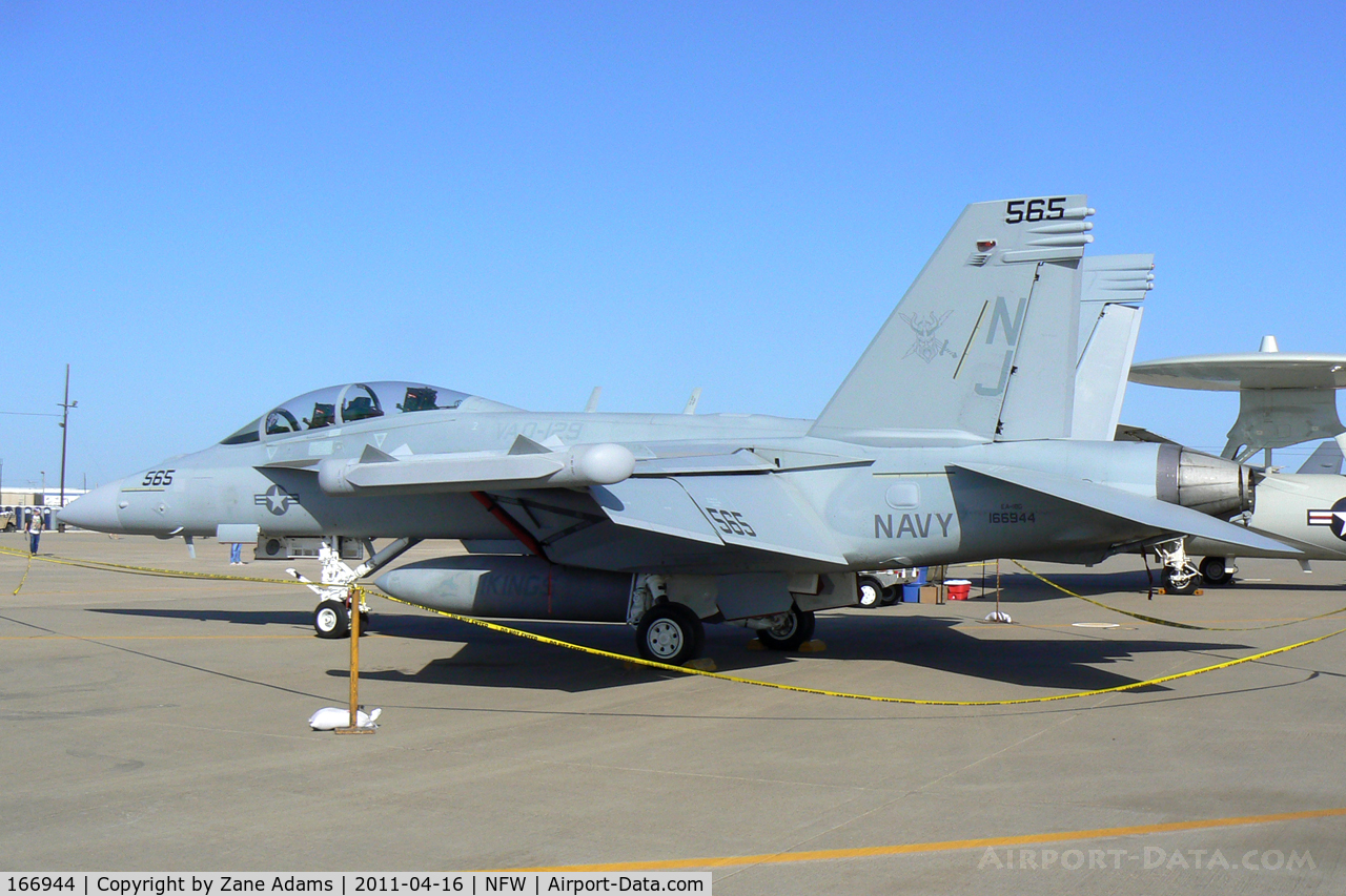 166944, 2010 Boeing EA-18G Growler C/N G-29, At the 2011 Air Power Expo - NAS Fort Worth