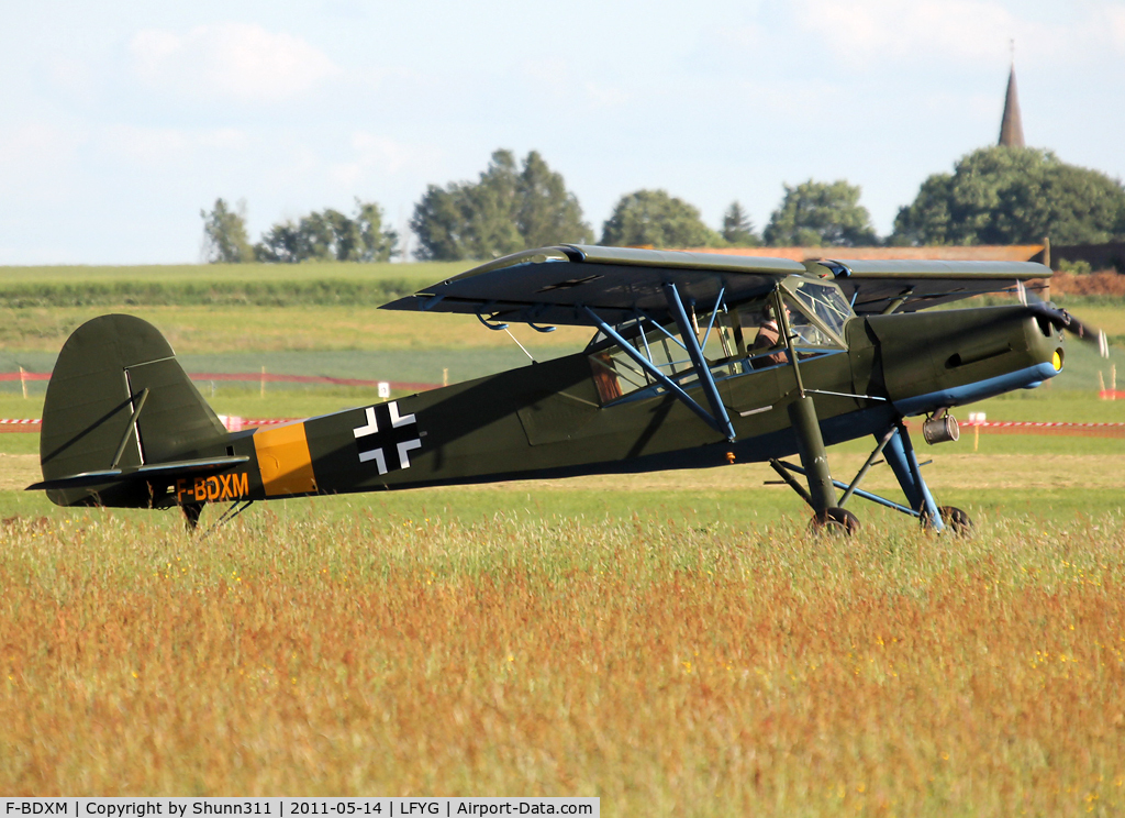 F-BDXM, Morane-Saulnier MS-506L Criquet C/N 635, Taxiing to his parking...
