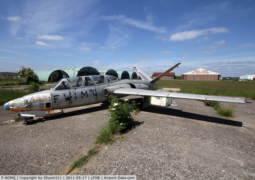 F-WIMQ, Fouga CM-170 Magister C/N 438, Stored since long time...