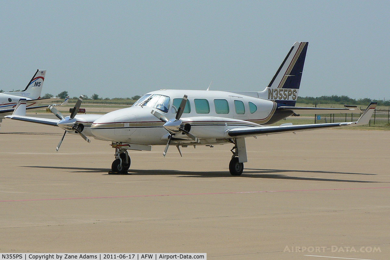 N355PS, 1980 Piper PA-31-325 Navajo C/R C/N 31-8012027, At Alliance Airport - Fort Worth, TX
