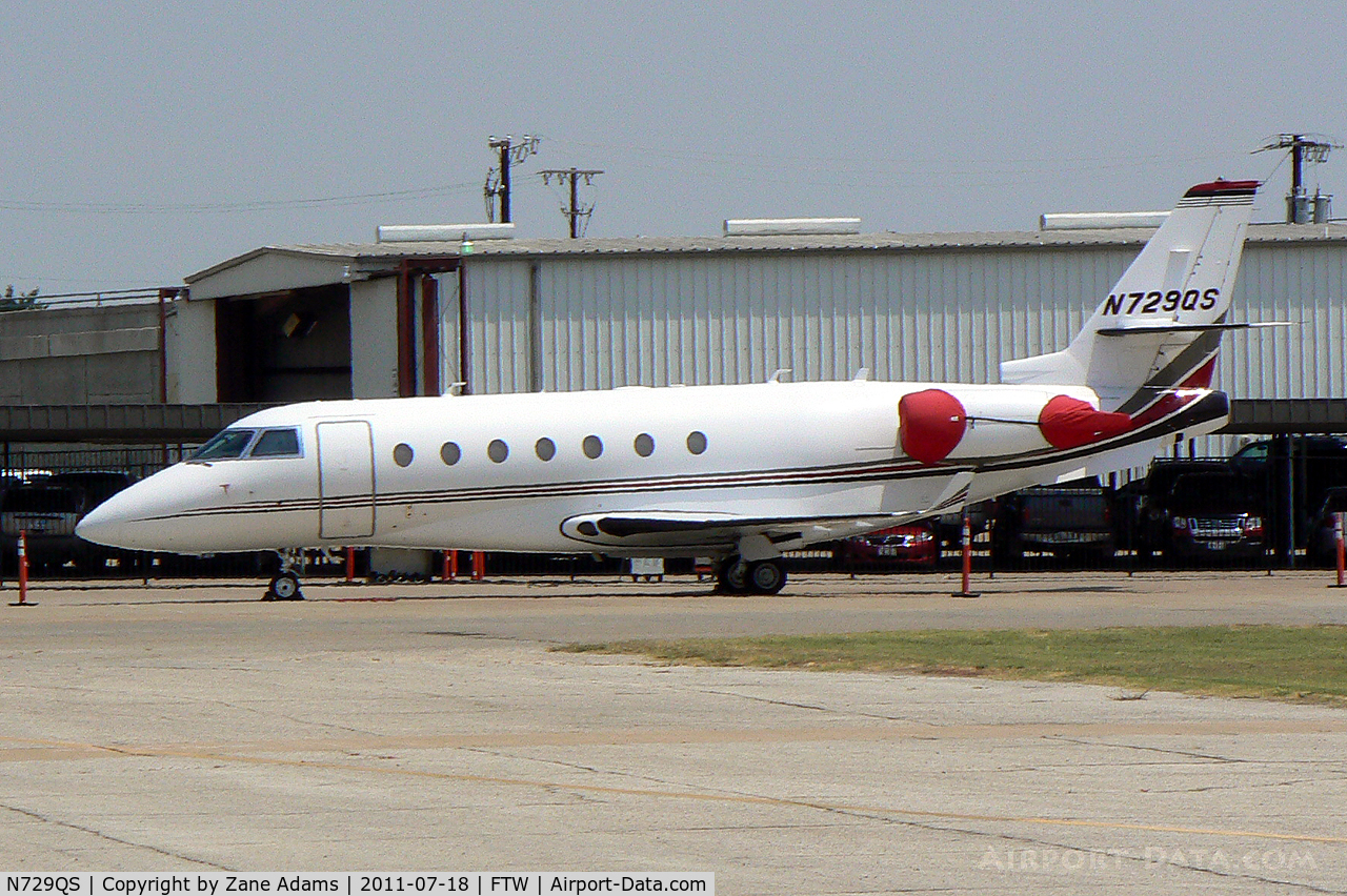 N729QS, 2005 Israel Aircraft Industries Gulfstream 200 C/N 118, At Meacham Field - Fort Worth, TX