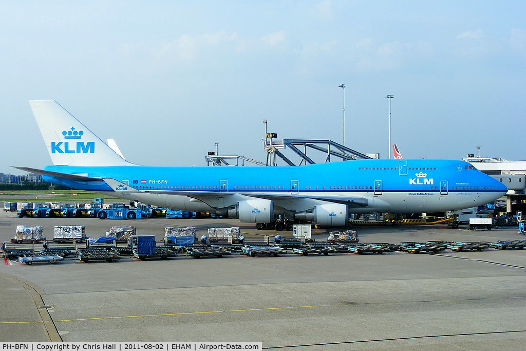 PH-BFN, 1993 Boeing 747-406BC C/N 26372, KLM Royal Dutch Airlines