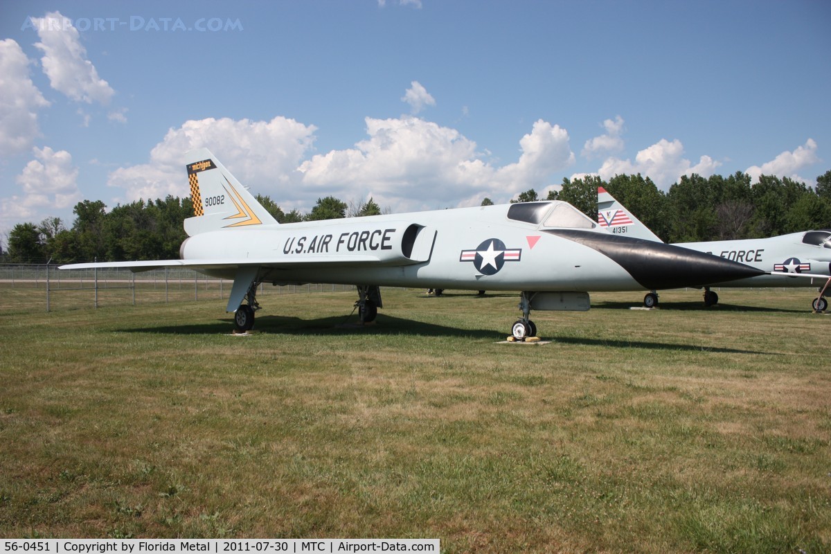 56-0451, 1957 Convair F-106A Delta Dart C/N 8-24-01, F-106A