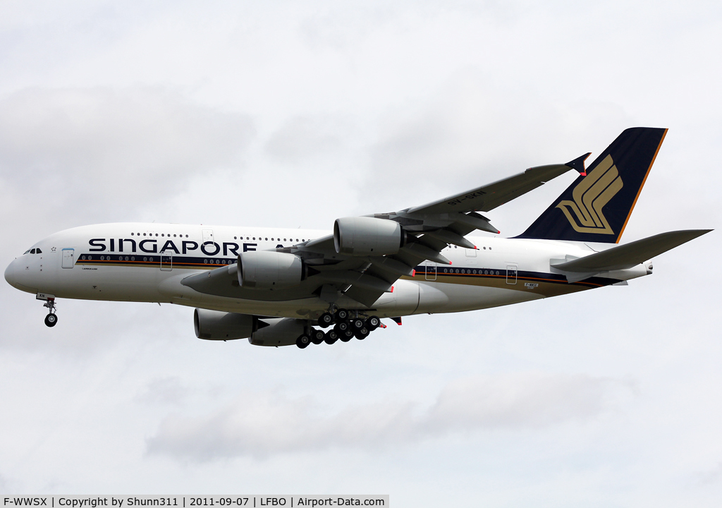 F-WWSX, 2011 Airbus A380-841 C/N 071, C/n 0071 - To be 9V-SKN