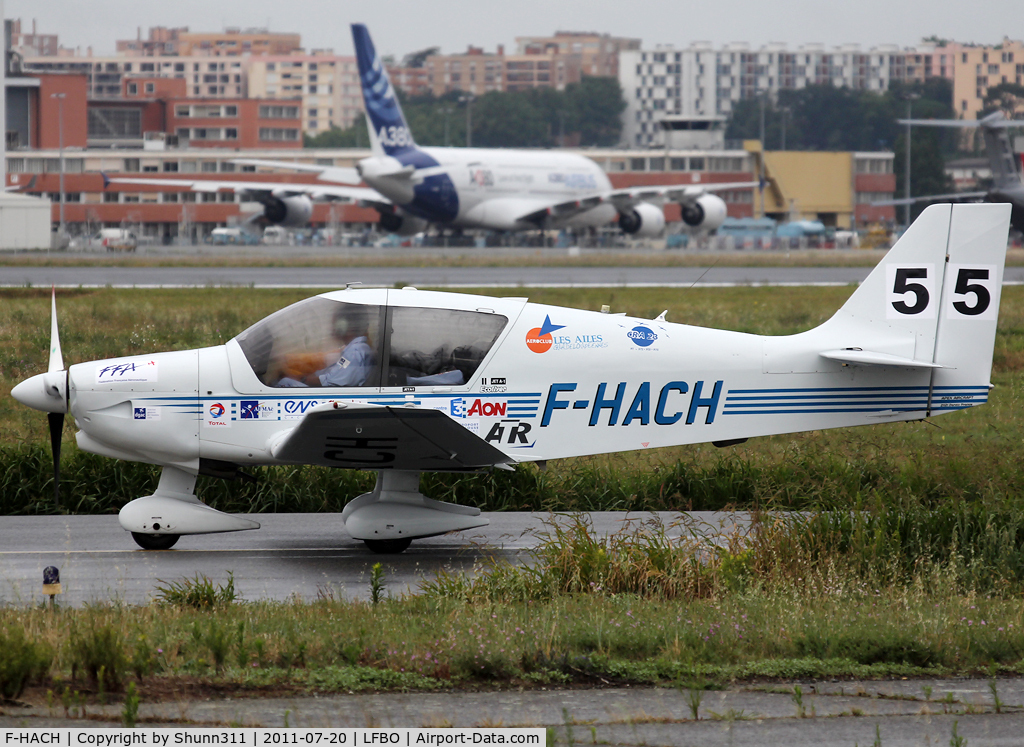 F-HACH, Robin DR-400-140B Major C/N 2624, Participant of the French Young Pilot Tour 2011