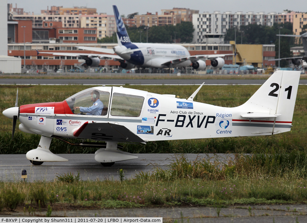 F-BXVP, Robin DR-400-120 Petit Prince C/N 1104, Participant of the French Young Pilot Tour 2011