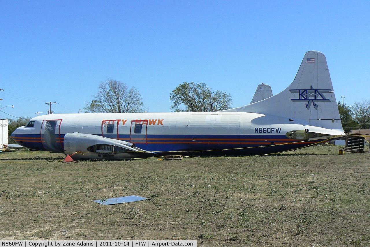 N860FW, Convair 640-340D C/N 10, At Meacham Field - Fort Worth, TX