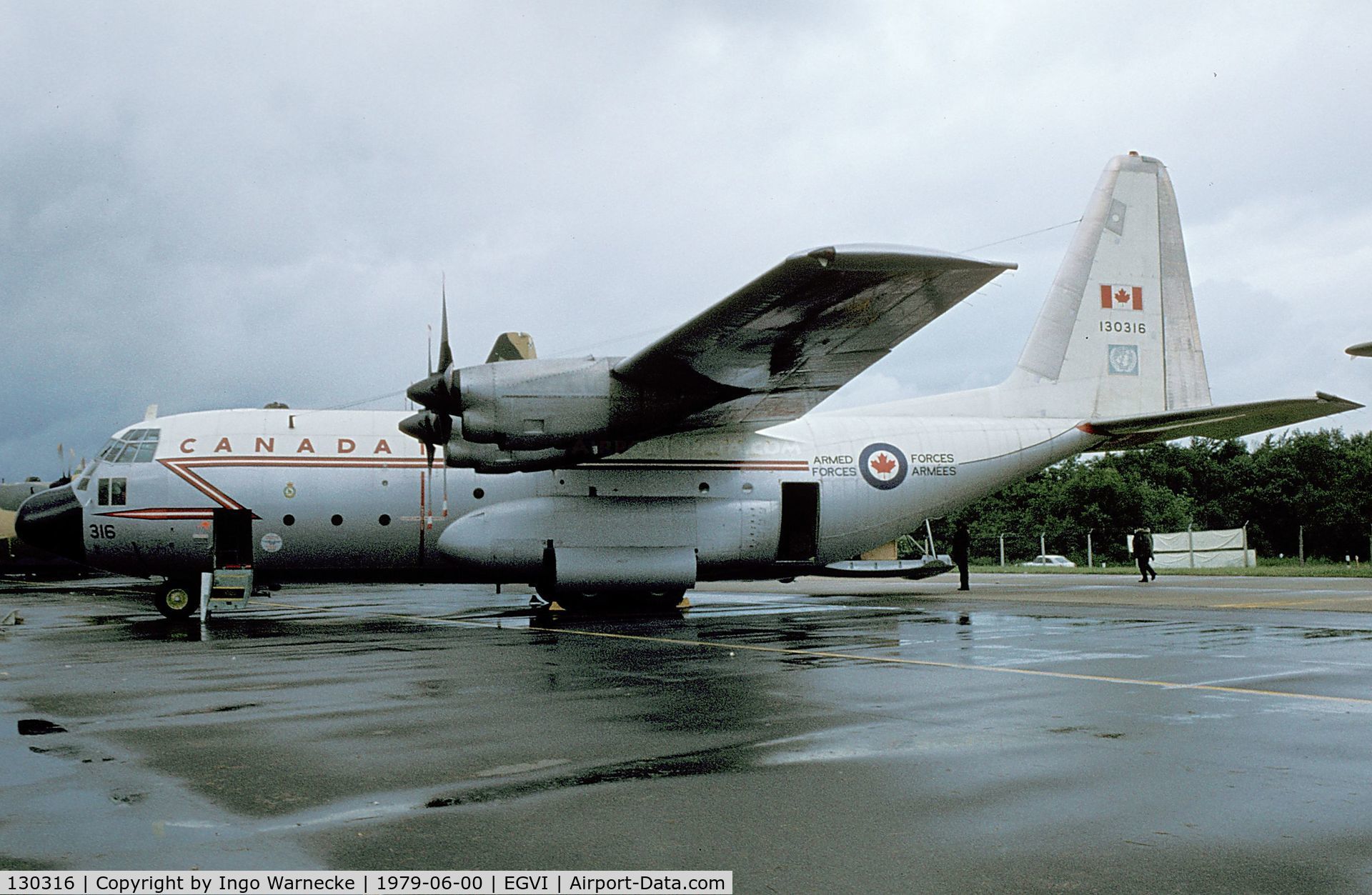 130316, 1965 Lockheed CC-130E Hercules C/N 382-4075, Lockheed CC-130E Hercules of the Canadian Air Force at the 1979 International Air Tattoo, Greenham Common