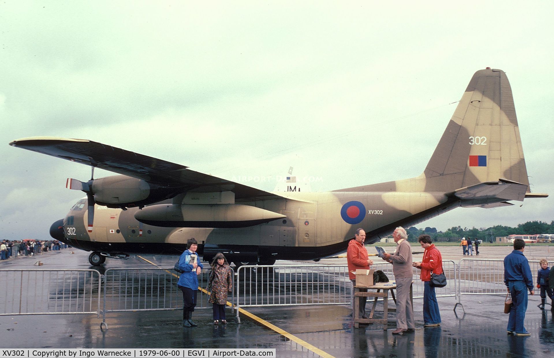 XV302, Lockheed C-130K Hercules C.1 C/N 382-4270, Lockheed C-130K Hercules C1 of the RAF at the 1979 International Air Tattoo, Greenham Common