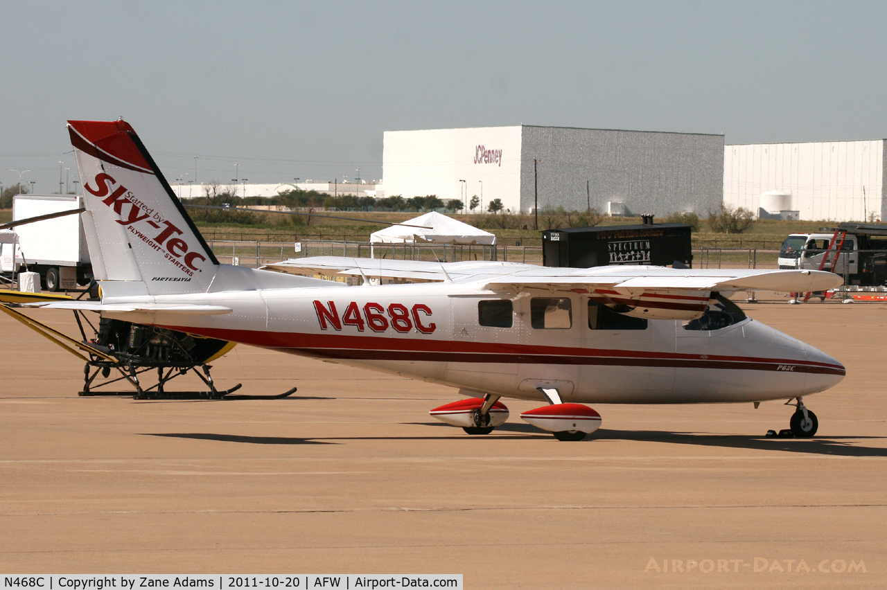 N468C, 1980 Partenavia P-68C C/N 213, At Alliance Airport - Fort Worth, TX
