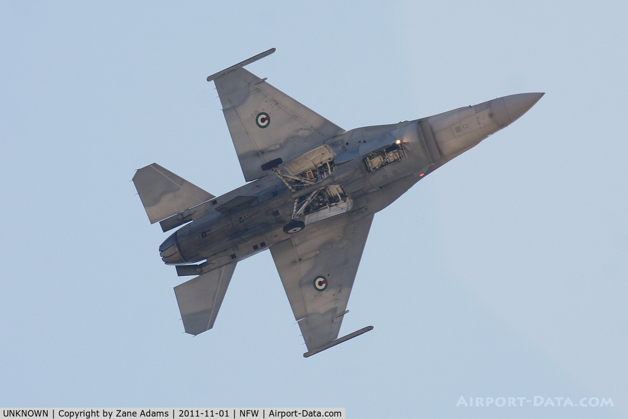 UNKNOWN, General Dynamics F-16C Fighting Falcon C/N Unknown, UAE F-16 landing at NASJRB Fort Worth