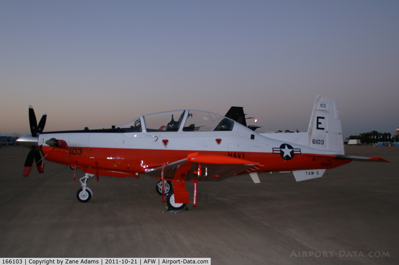 166103, Raytheon T-6B Texan II C/N PN-94, At the 2011 Alliance Airshow - Fort Worth, TX
