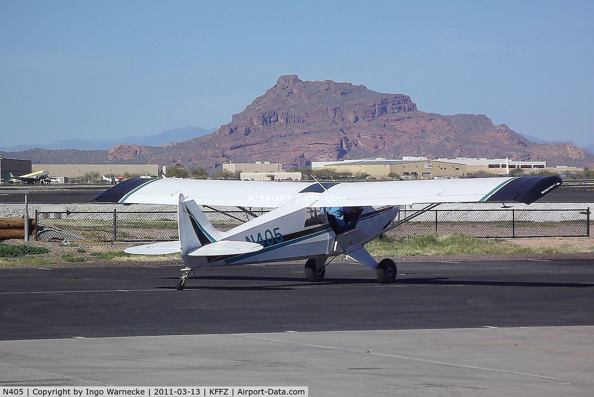 N405, 1996 Aviat A-1 Husky C/N 1340, Aviat A-1 Husky outside the CAF Museum at Falcon Field, Mesa AZ