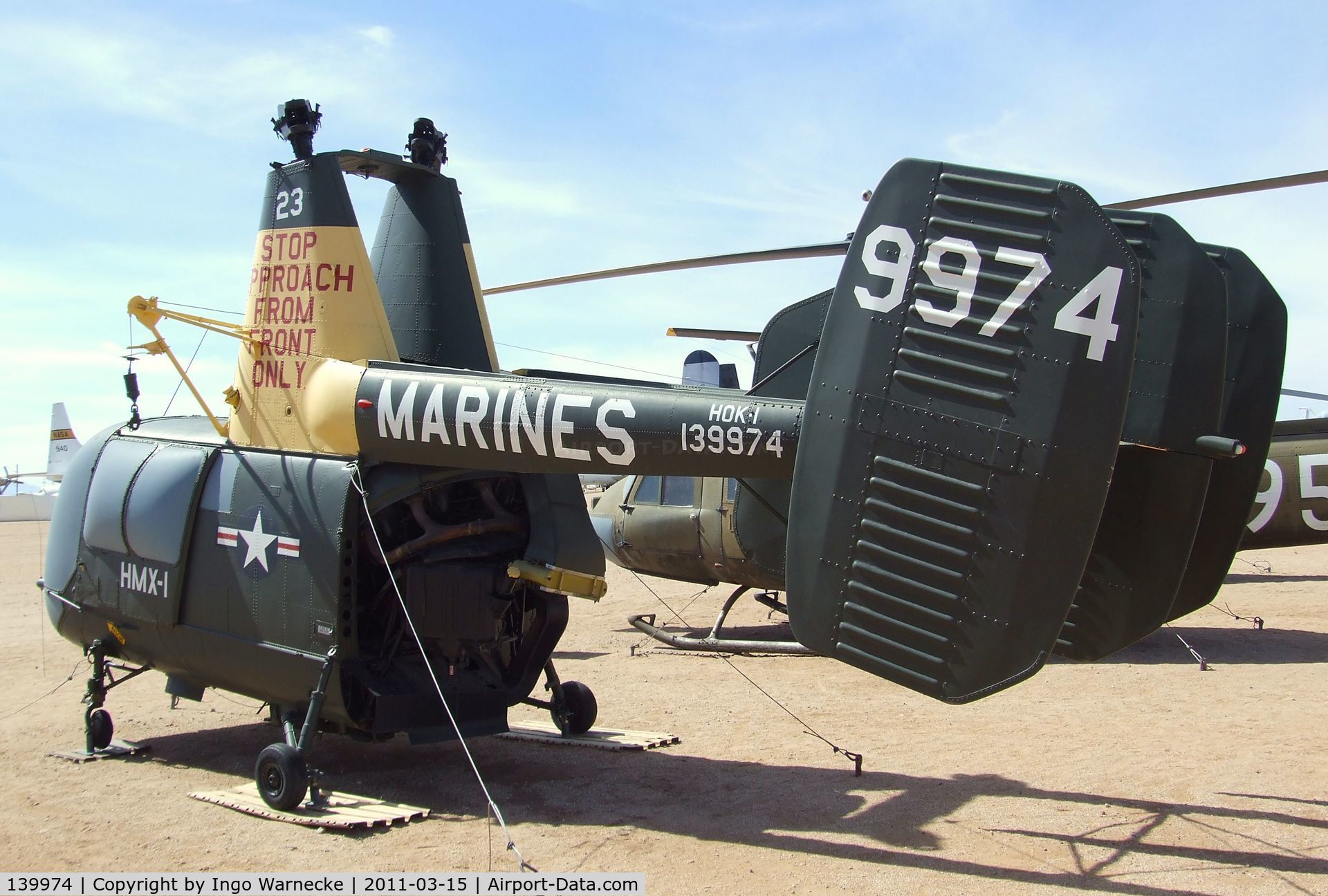 139974, Kaman OH-43D Huskie C/N 21536, Kaman OH-43D at the Pima Air & Space Museum, Tucson AZ