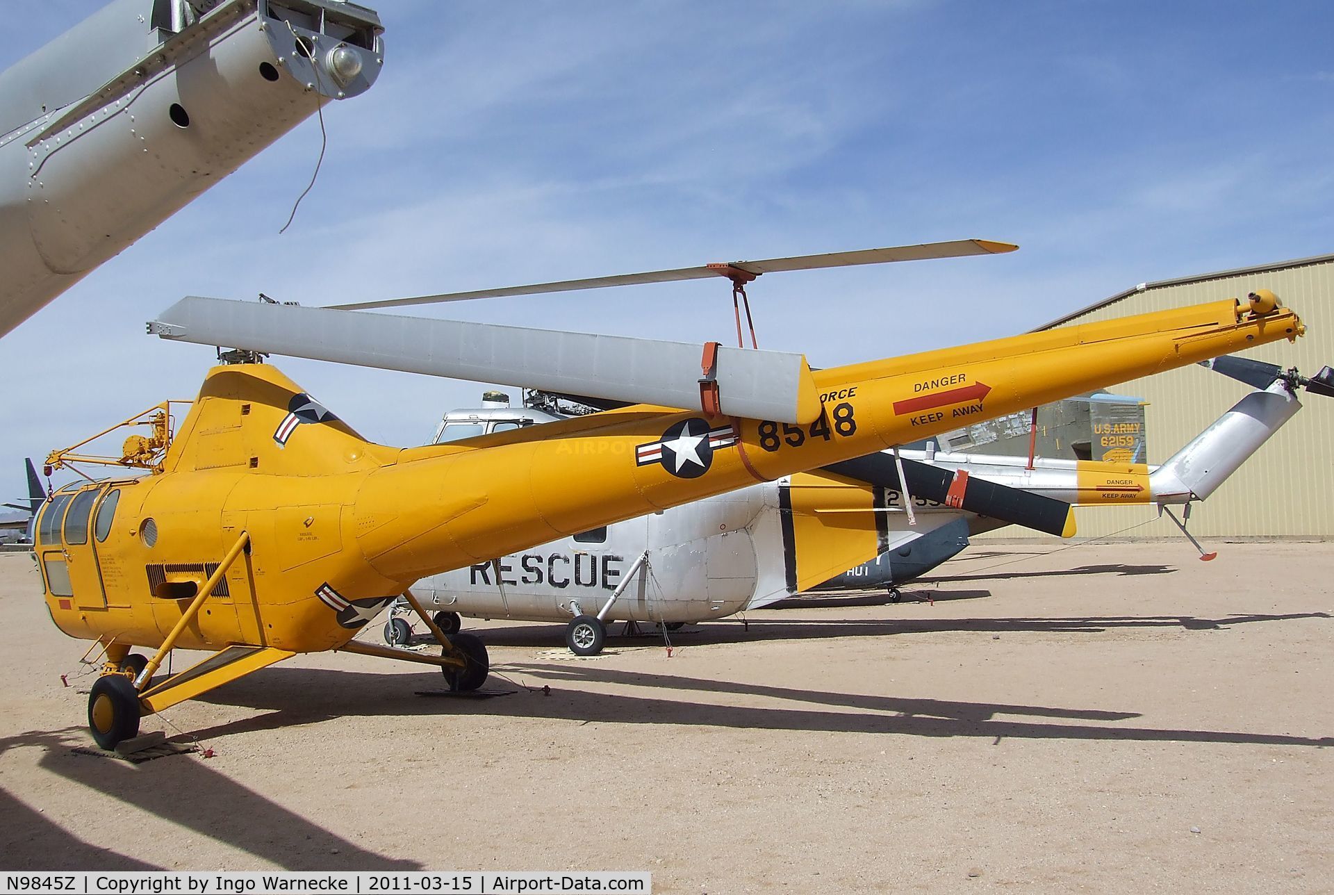N9845Z, 1949 Sikorsky H-5G C/N 51127, Sikorsky H-5G Dragonfly at the Pima Air & Space Museum, Tucson AZ