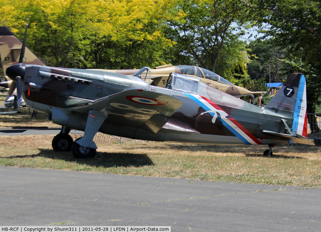 HB-RCF, 1942 Morane-Saulnier D-3801 (MS-412) C/N 194, Participant of the Rochefort Open Day...