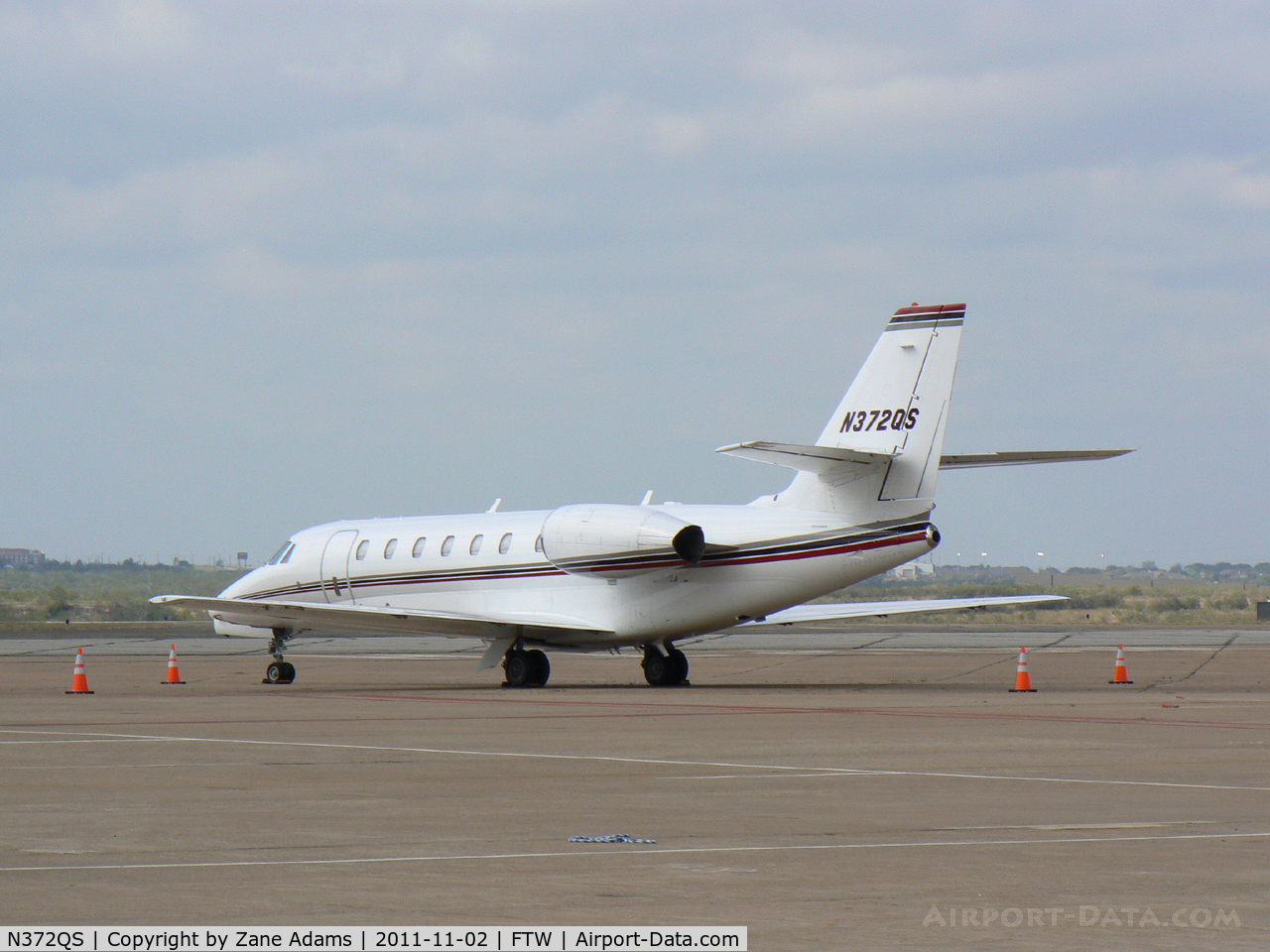 N372QS, 2008 Cessna 680 Citation Sovereign C/N 680-0201, At Meacham Field - Fort Worth, TX