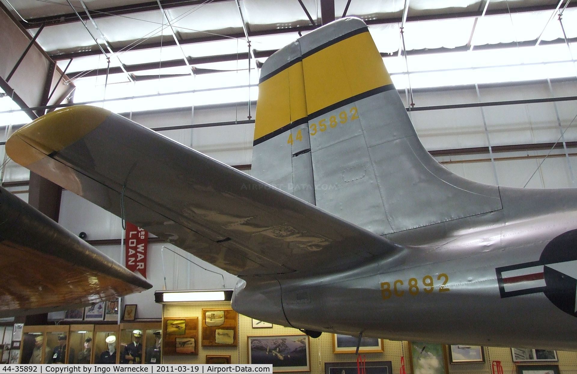 44-35892, 1944 Douglas A-26C Invader C/N 29171, Douglas A-26C Invader at the Pueblo Weisbrod Aircraft Museum, Pueblo CO
