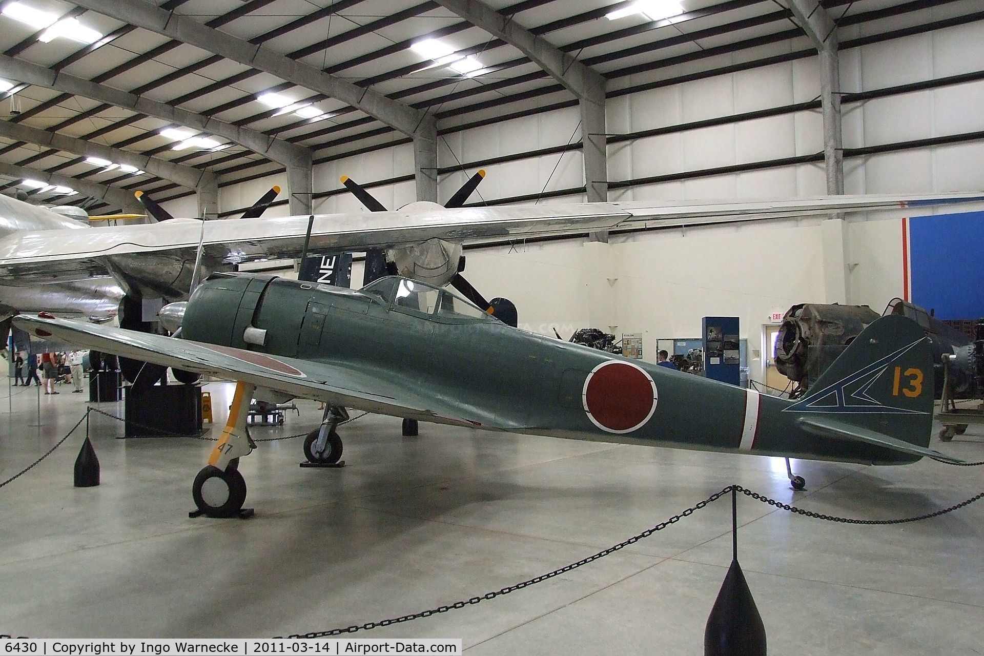 6430, Nakajima Ki-43-IIb Hayabusa C/N Not found 6430, Nakajima Ki-43-IIb Hayabusa at the Pima Air & Space Museum, Tucson AZ