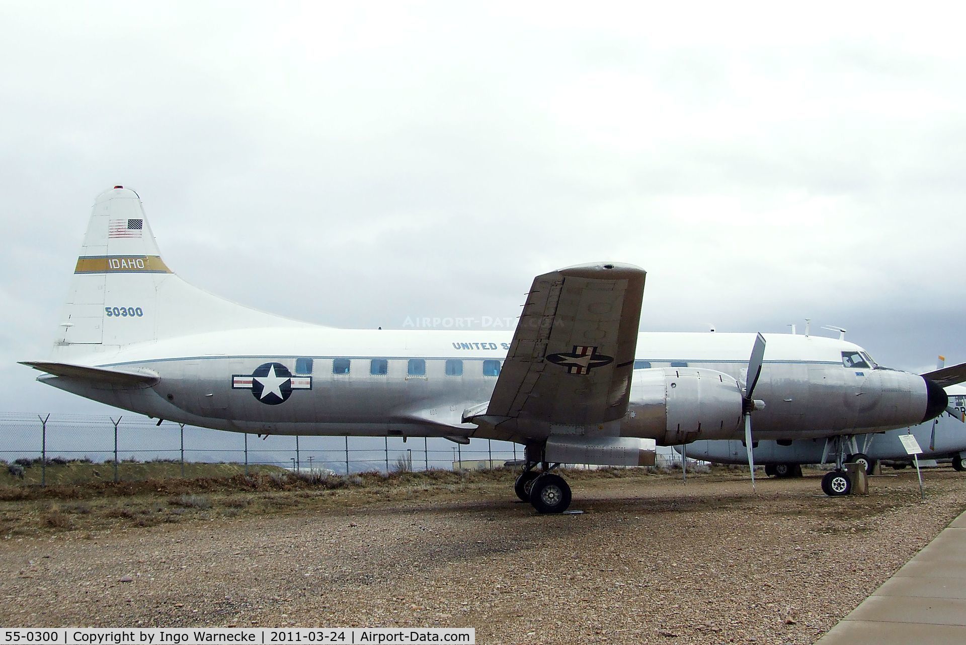 55-0300, 1955 Convair C-131D Samaritan C/N 233, Convair C-131D Samaritan at the Hill Aerospace Museum, Roy UT
