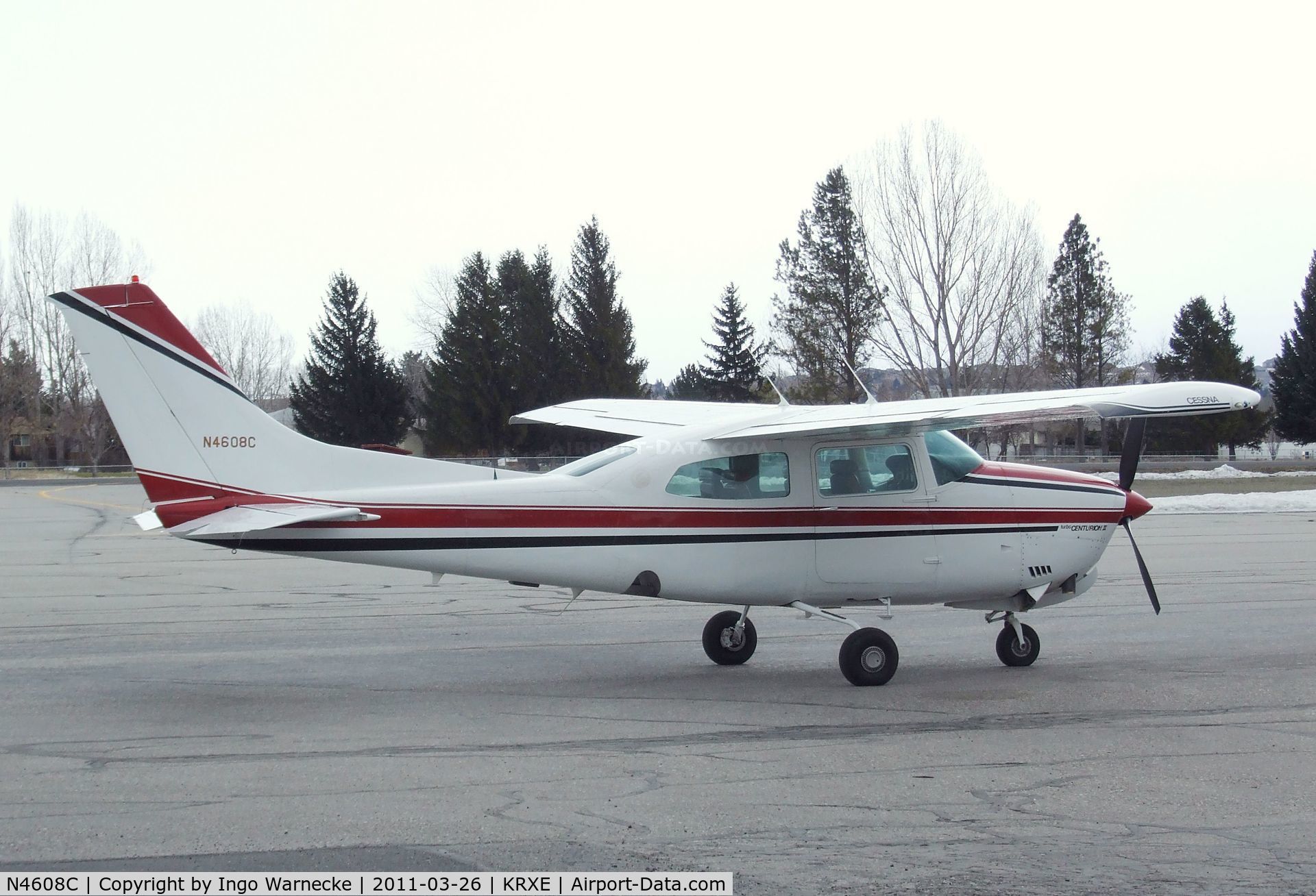 N4608C, Cessna T210N Turbo Centurion C/N 21063572, Cessna T210N Turbo Centurion II at Rexburg-Madison County airport, Rexburg ID