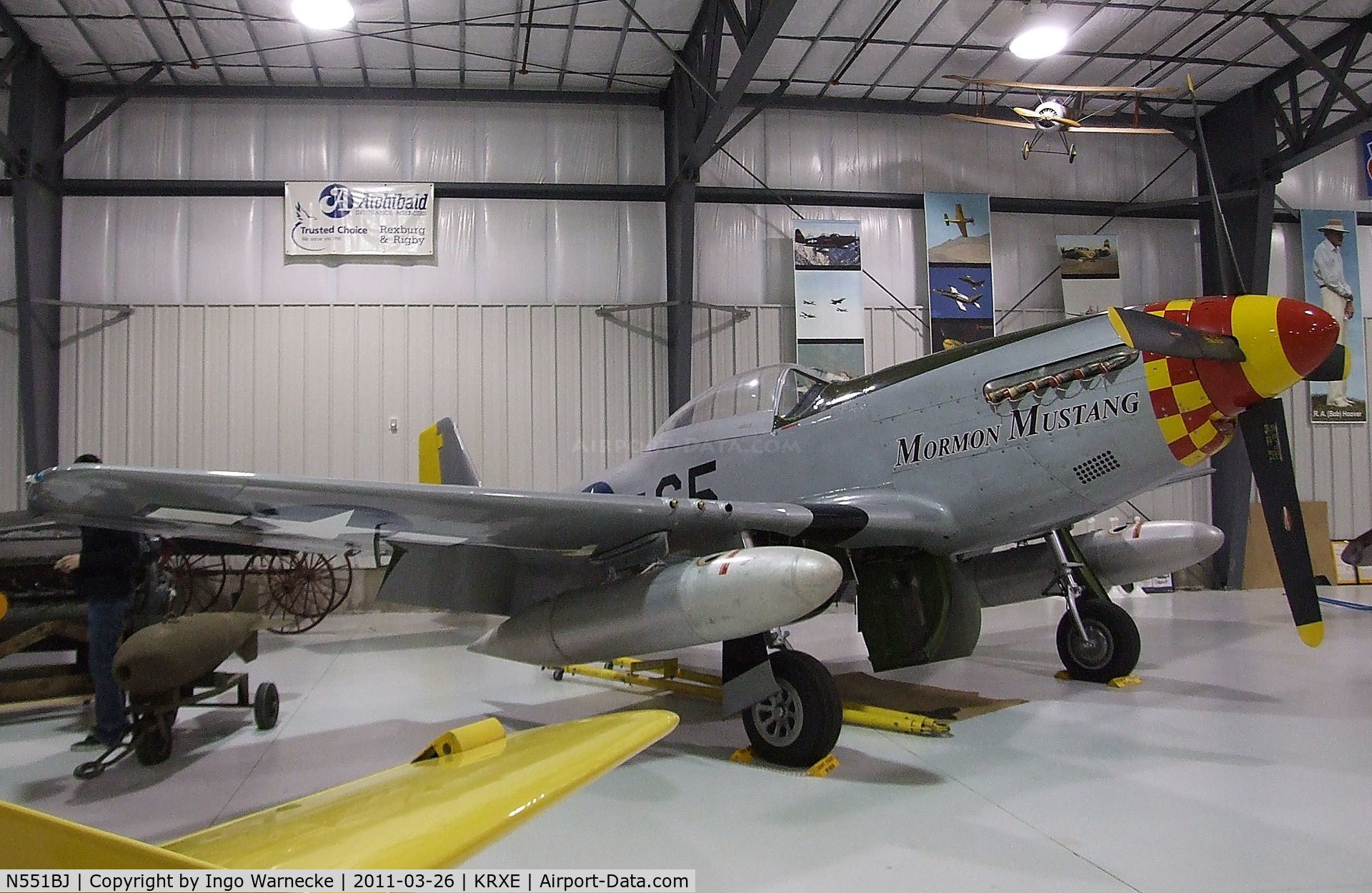N551BJ, North American F-51D Mustang C/N 67-22579, Cavalier F-51D Mustang at the Legacy Flight Museum, Rexburg ID