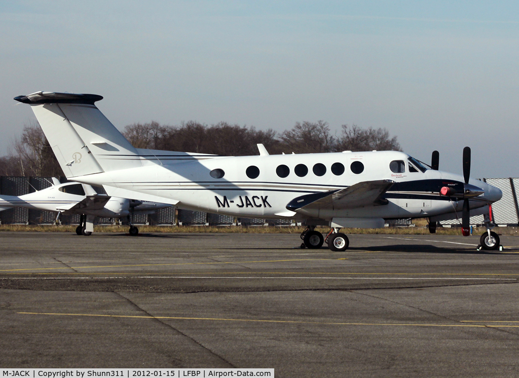 M-JACK, 2009 Hawker Beechcraft B200GT King Air C/N BY-94, Parked at the General Aviation area...