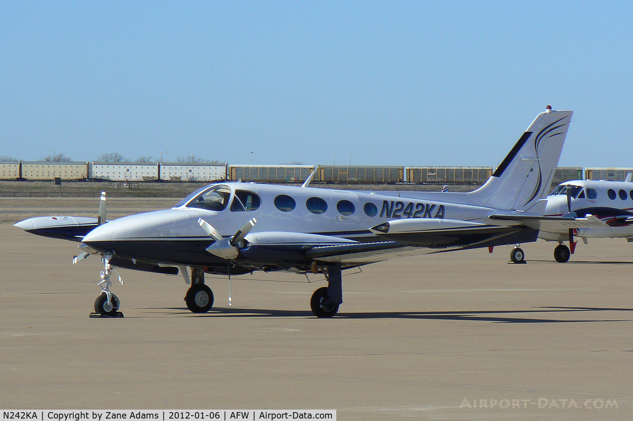 N242KA, 1983 Cessna 340A C/N 340A1802, At Alliance Airport - Fort Worth, TX