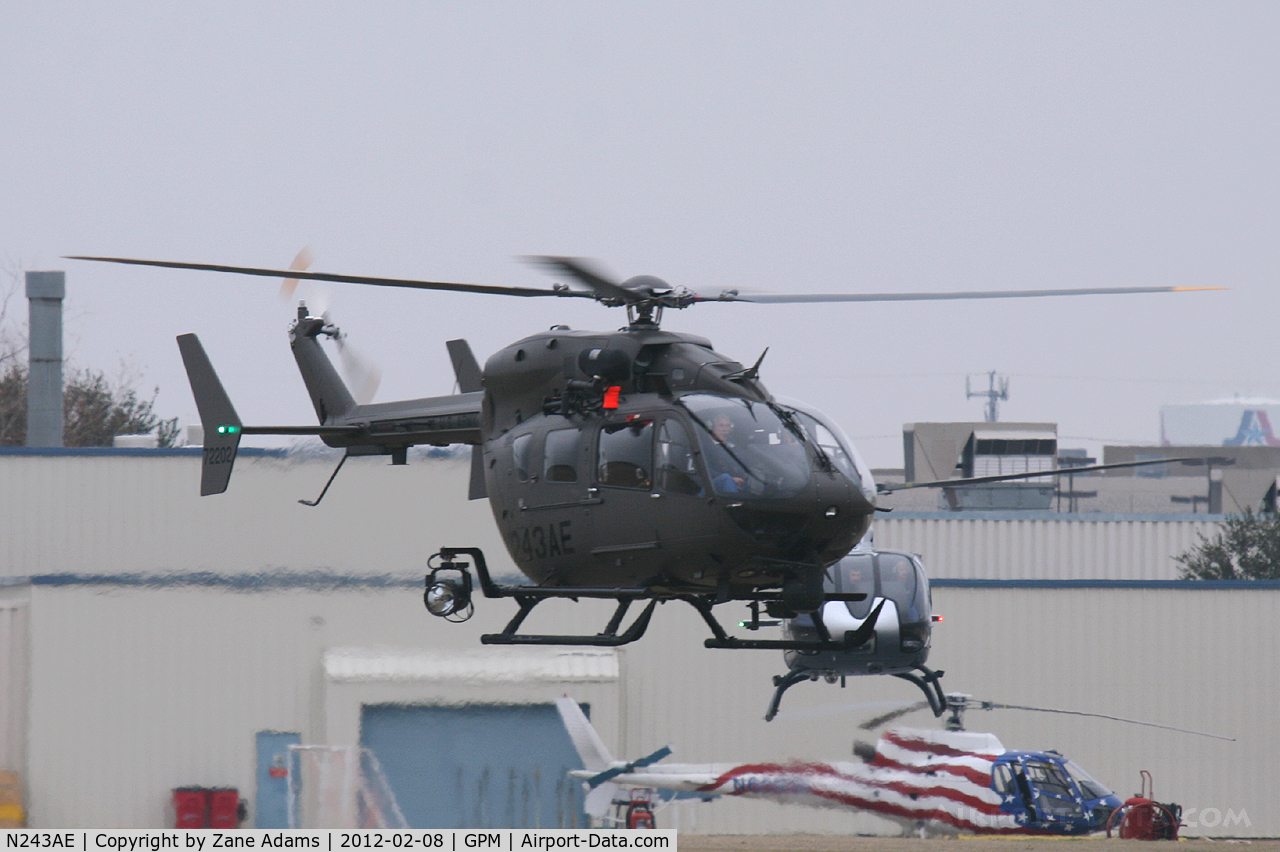 N243AE, Eurocopter-Kawasaki EC-145 (BK-117c-2) C/N 9467, In town for Heli-Expo 2012 - Dallas, TX