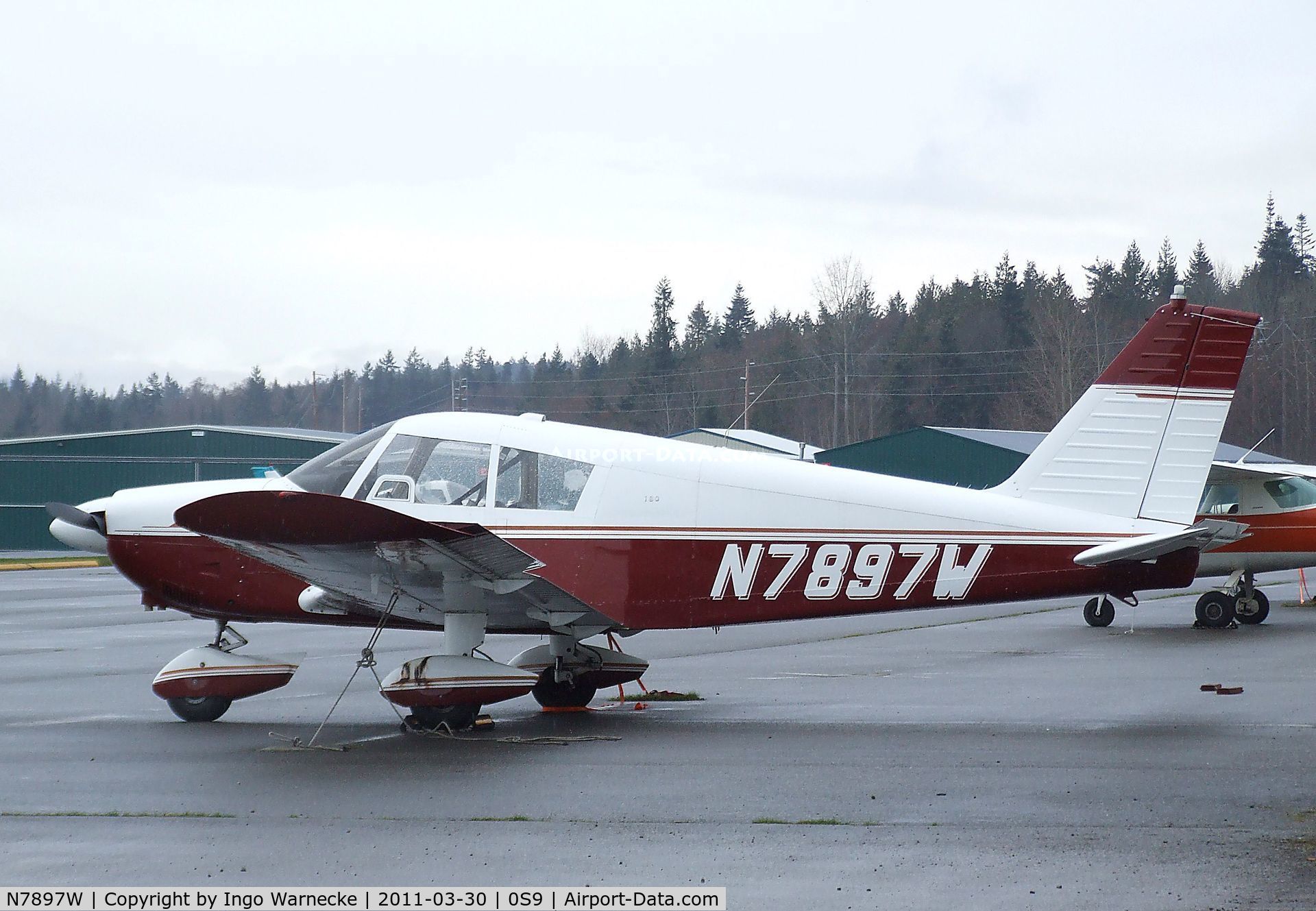 N7897W, 1964 Piper PA-28-180 C/N 28-1925, Piper PA-28-180 Cherokee at Jefferson County Intl Airport, Port Townsend WA