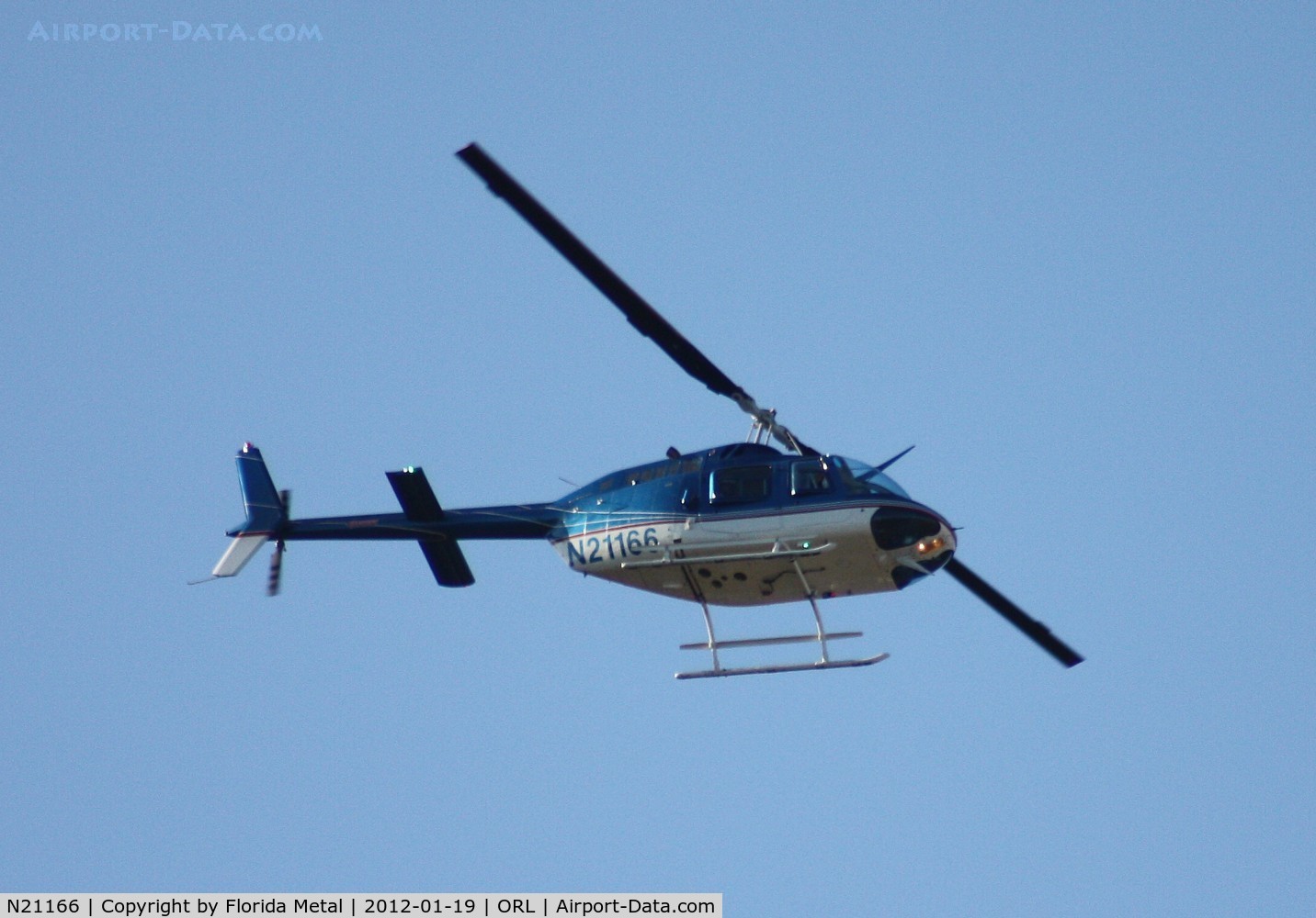 N21166, 1981 Bell 206B JetRanger III C/N 3447, Bell 206B