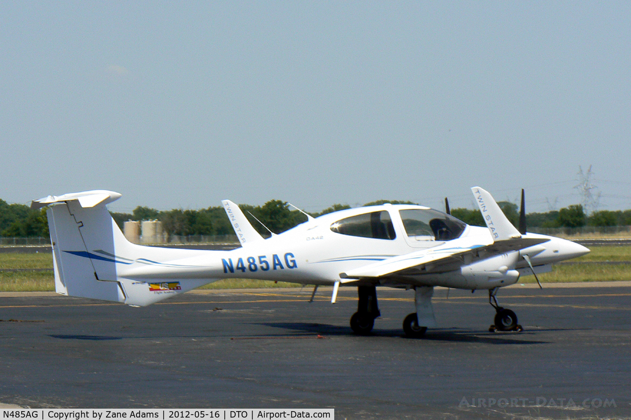 N485AG, 2007 Diamond DA-42 Twin Star C/N 42.AC085, At Denton Municipal Airport