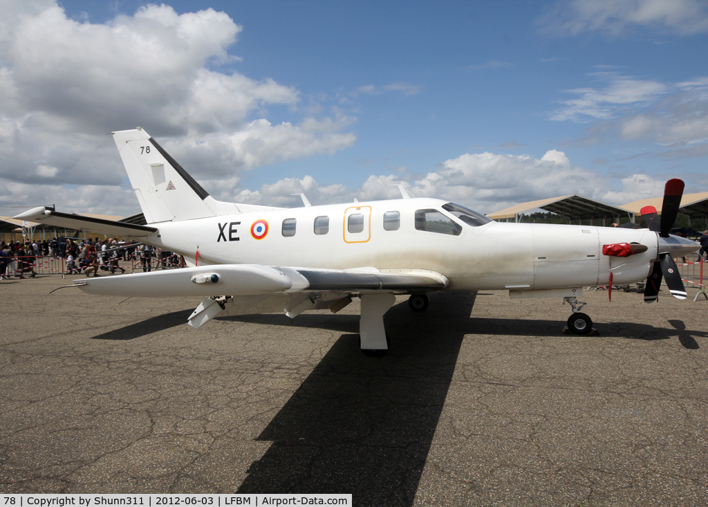78, Socata TBM-700A C/N 78, Used as a static aircraft during LFBM Open Day 2012
