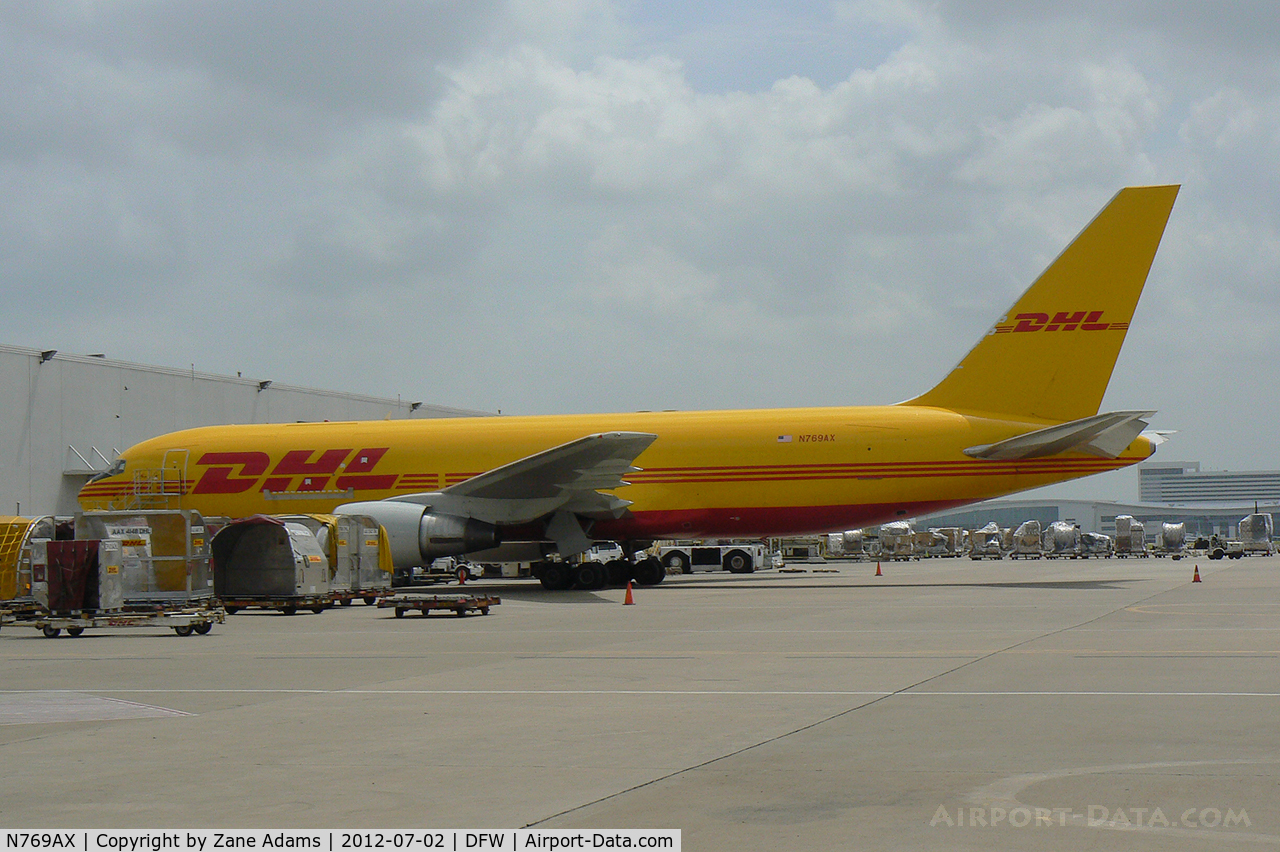 N769AX, 1983 Boeing 767-281 C/N 22787, DHL 767 DFW Airport