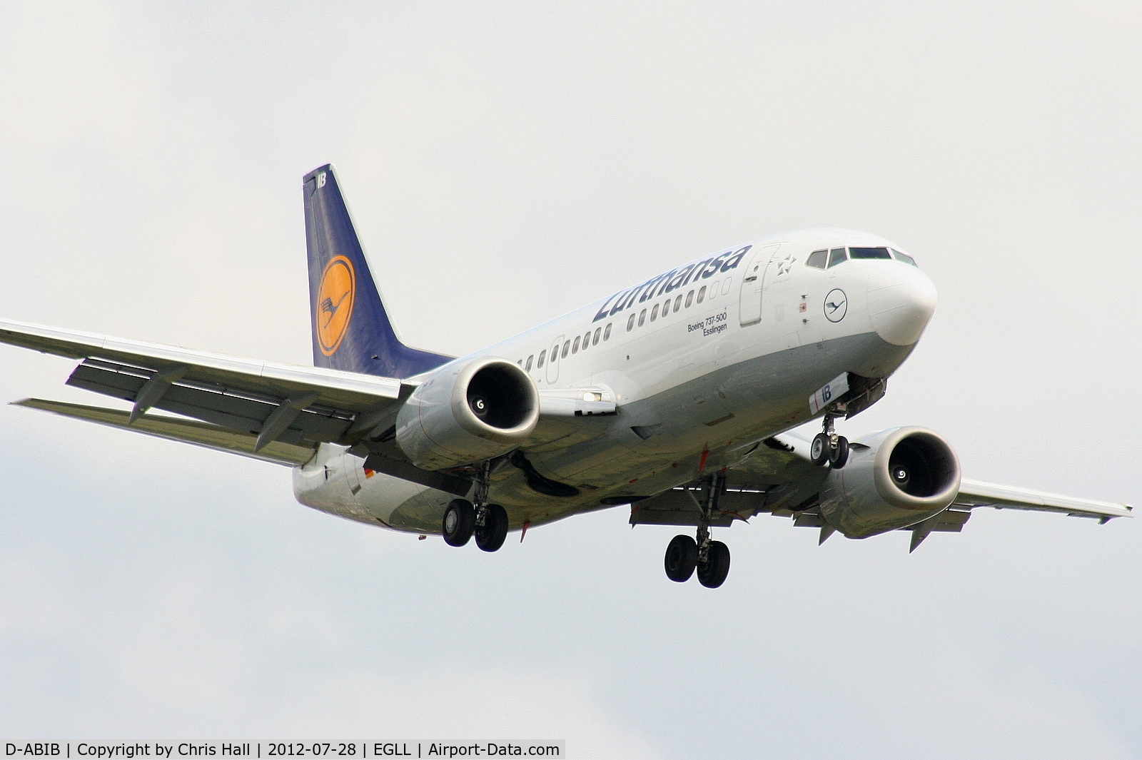 D-ABIB, 1990 Boeing 737-530 C/N 24816, Lufthansa