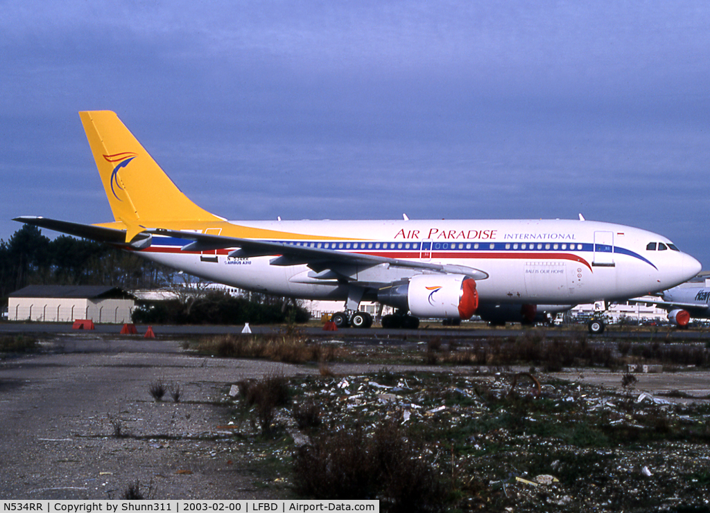 N534RR, 1990 Airbus A310-324 C/N 534, Parked and waiting a new owner...
