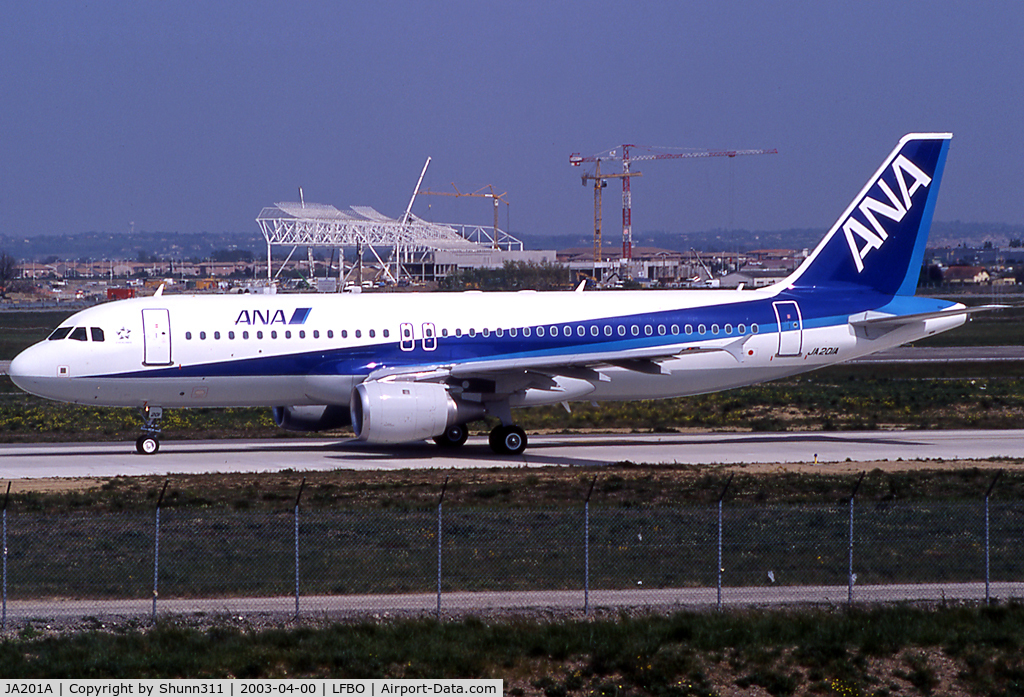 JA201A, 2003 Airbus A320-211 C/N 1973, Delivery day...