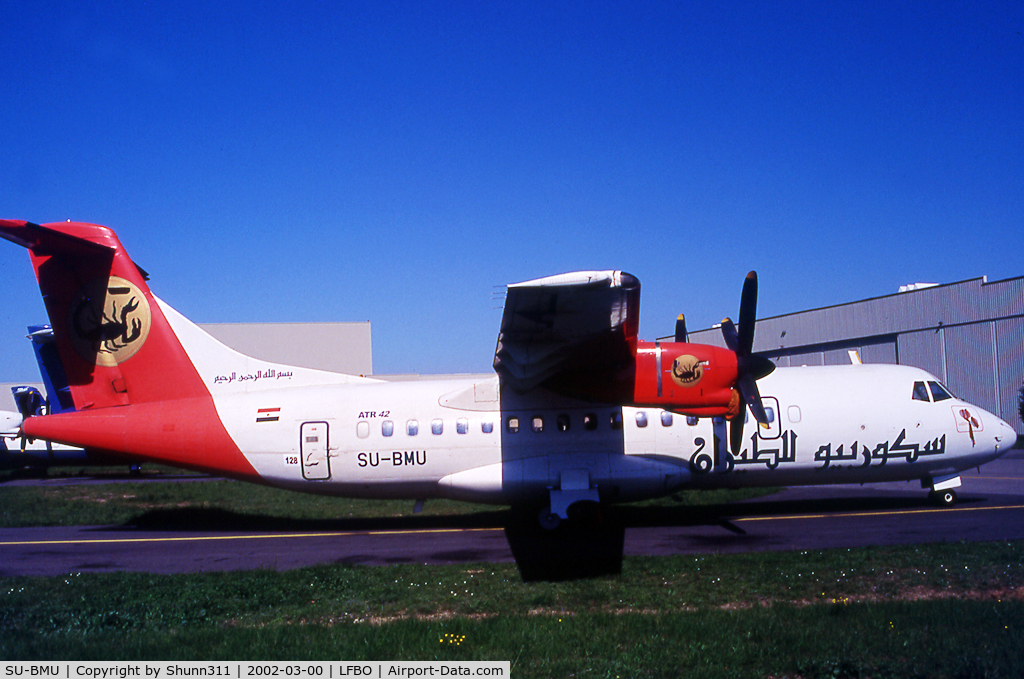 SU-BMU, 1989 ATR 42-300 C/N 128, Stored after company bankrupt...