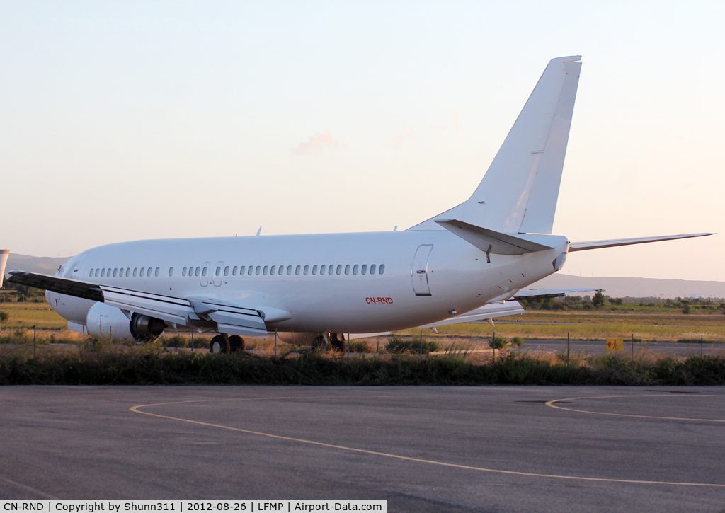 CN-RND, 1994 Boeing 737-4B6 C/N 26530/2588, Stored in all white without titles... Ex. Royal Air Maroc