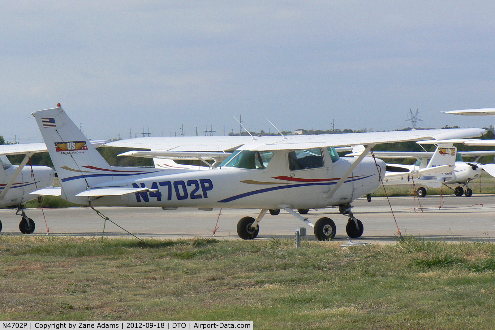 N4702P, 1980 Cessna 152 C/N 15284801, At the Denton Municipal Airport