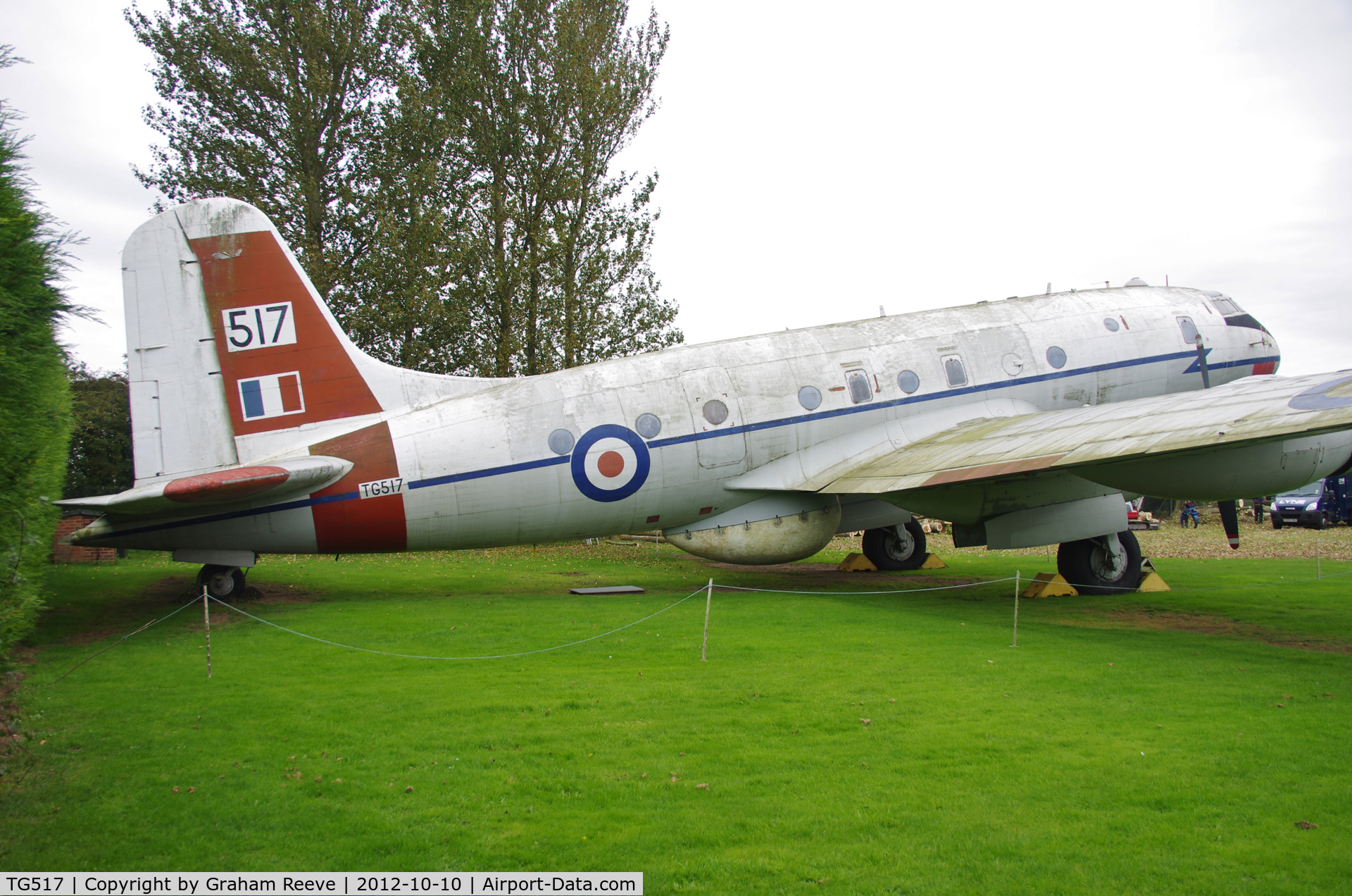 TG517, 1948 Handley Page Hastings T.5 C/N HP67/21, Preserved at the Newark Air Museum.