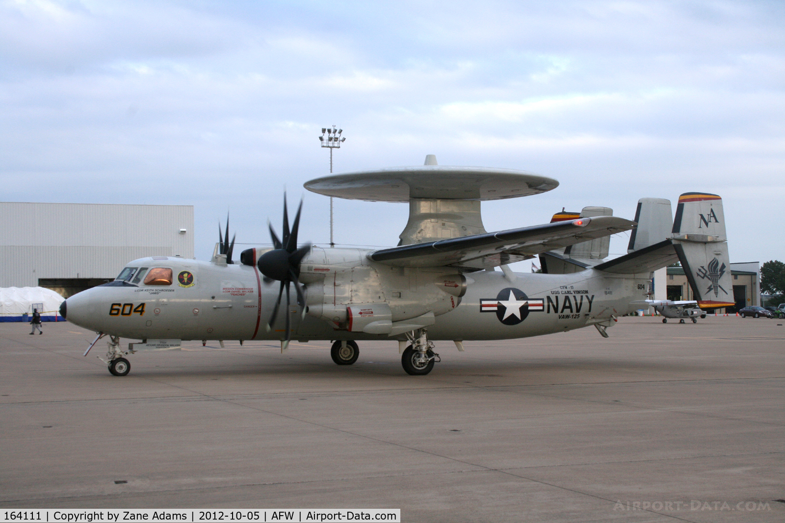 164111, Grumman E-2C Hawkeye Group 2 C/N A52-143, At the 2012 Alliance Airshow - Fort Worth, TX