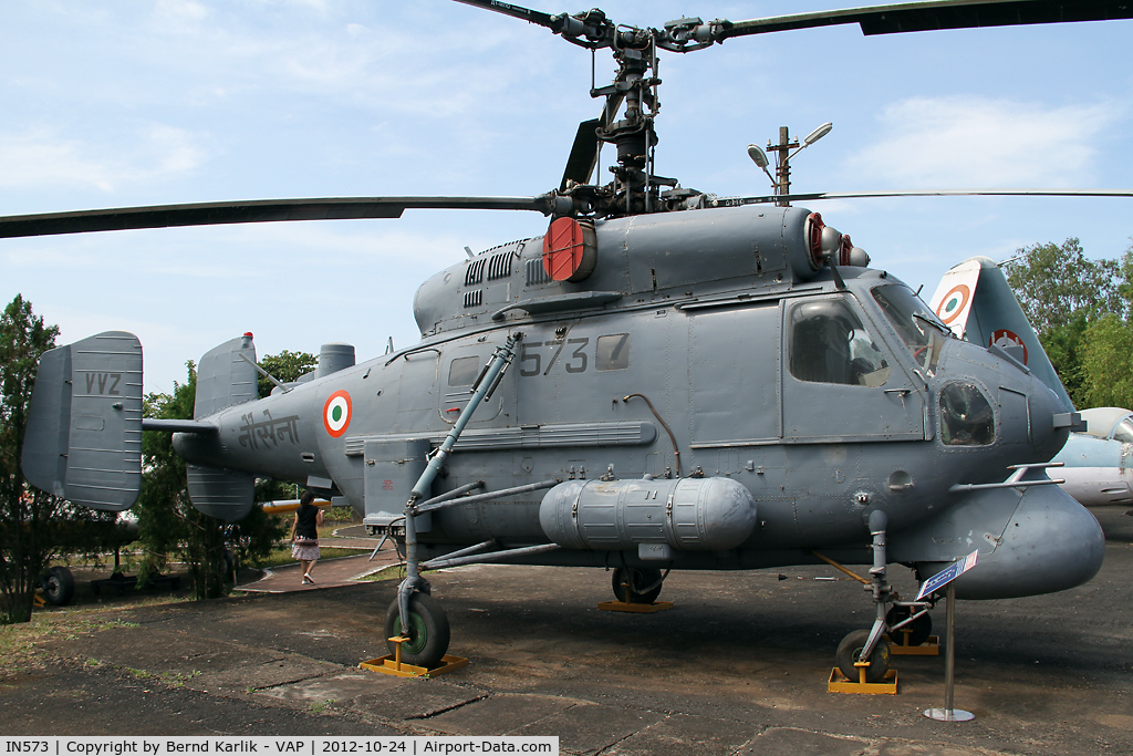 IN573, Kamov Ka-25PL C/N Not found IN573, Naval Aviation Museum, Bogmalo, Goa