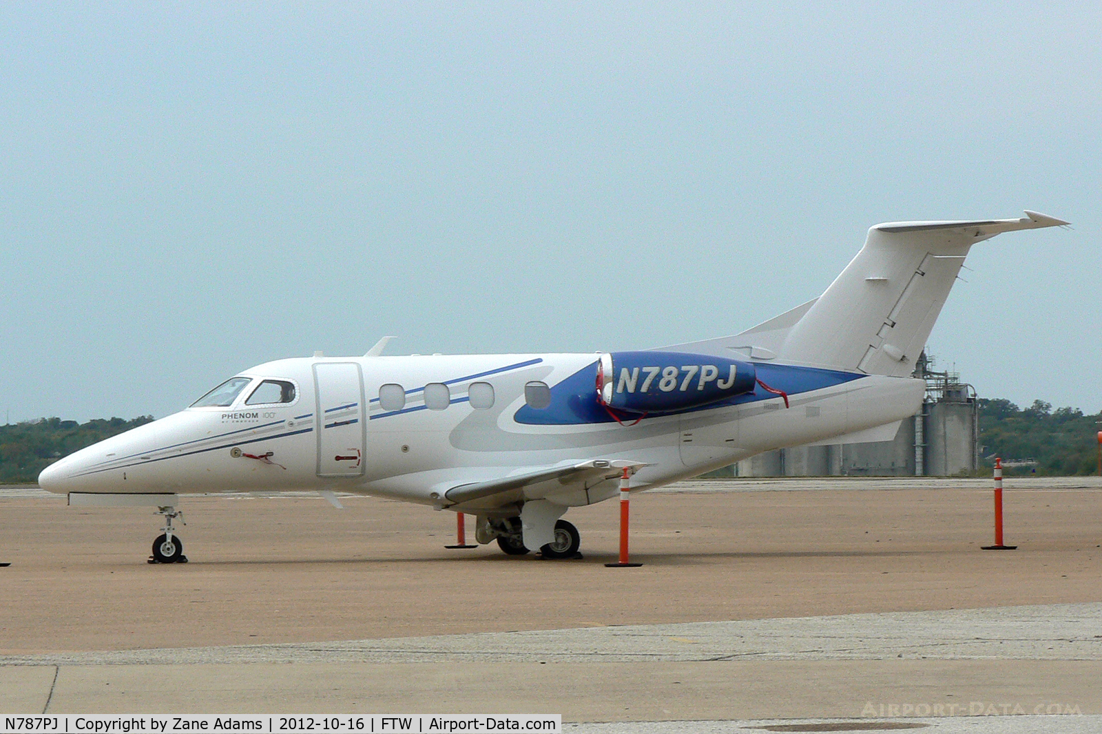 N787PJ, 2011 Embraer EMB-500 Phenom 100 C/N 50000258, At Meacham Field - Fort Worth, TX