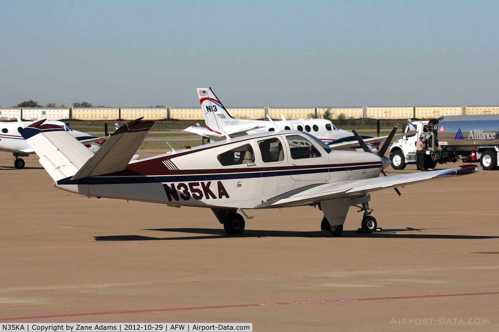 N35KA, 1979 Beech V35B Bonanza C/N D-10231, At Alliance Airport - Fort Worth, TX
