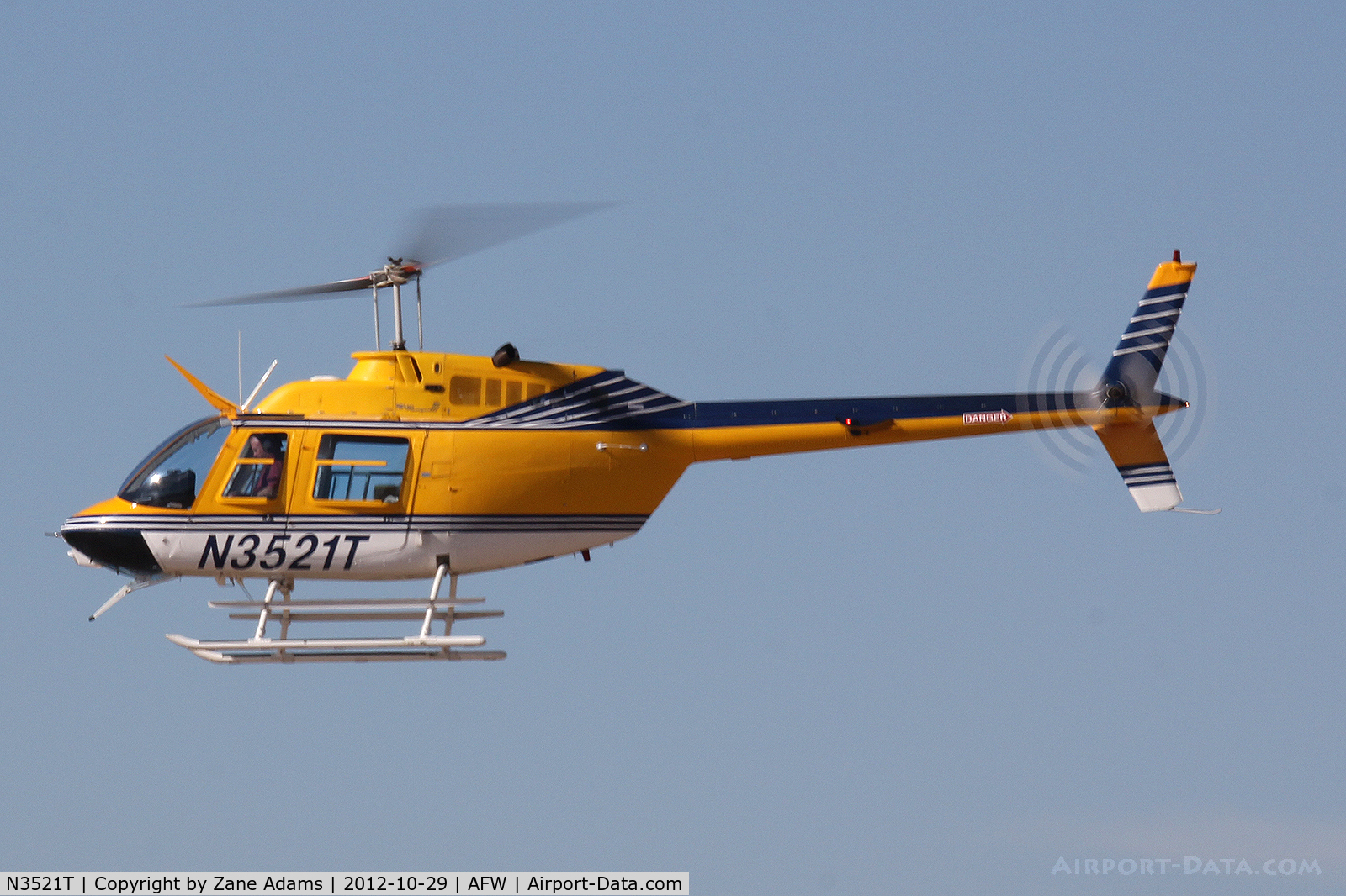 N3521T, 1979 Bell 206B C/N 2703, At Alliance Airport - Fort Worth, TX
