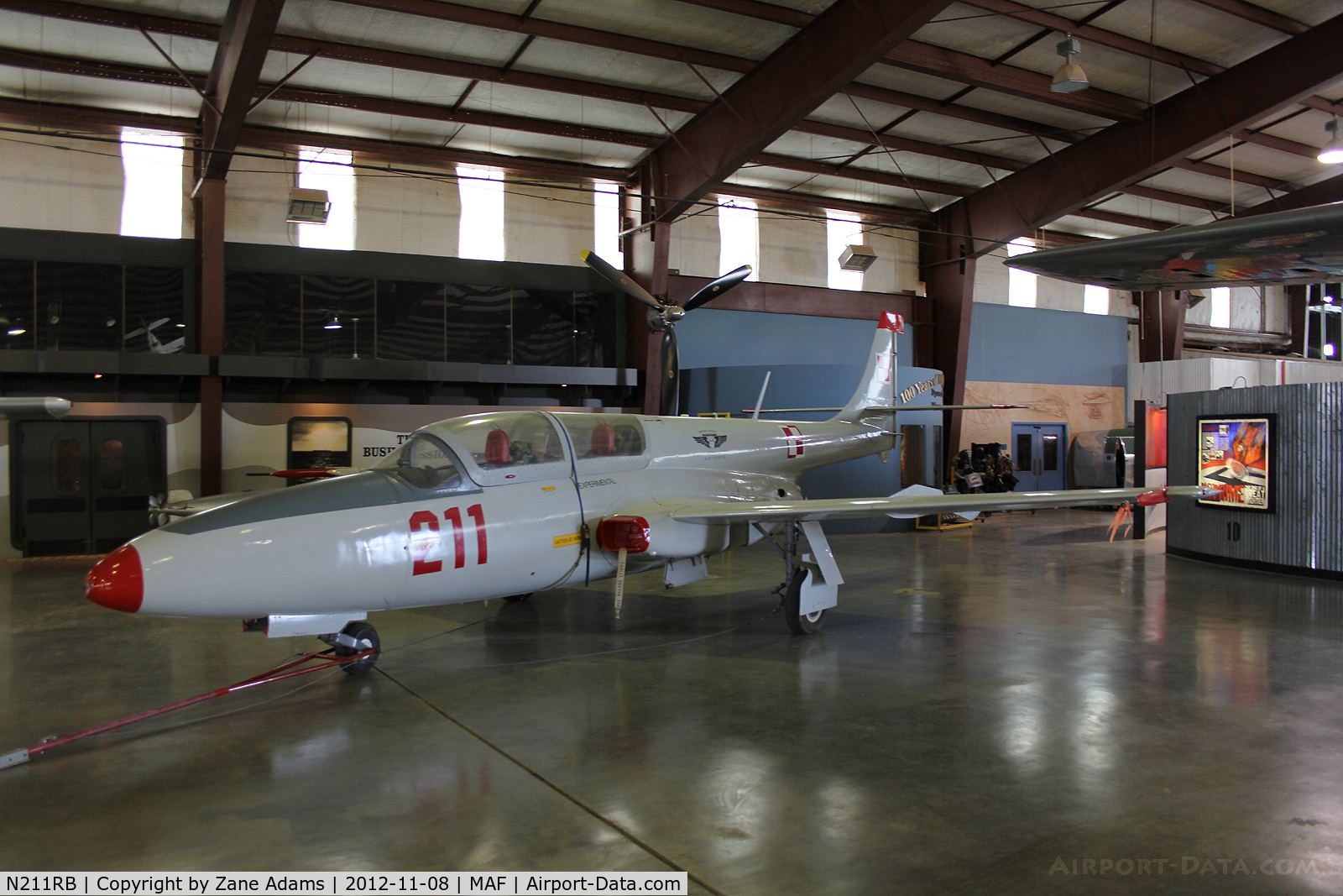 N211RB, 1964 PZL-Mielec TS-11 Iskra C/N 1H0211, At the Commemorative Air Force hangar - Mildand, TX